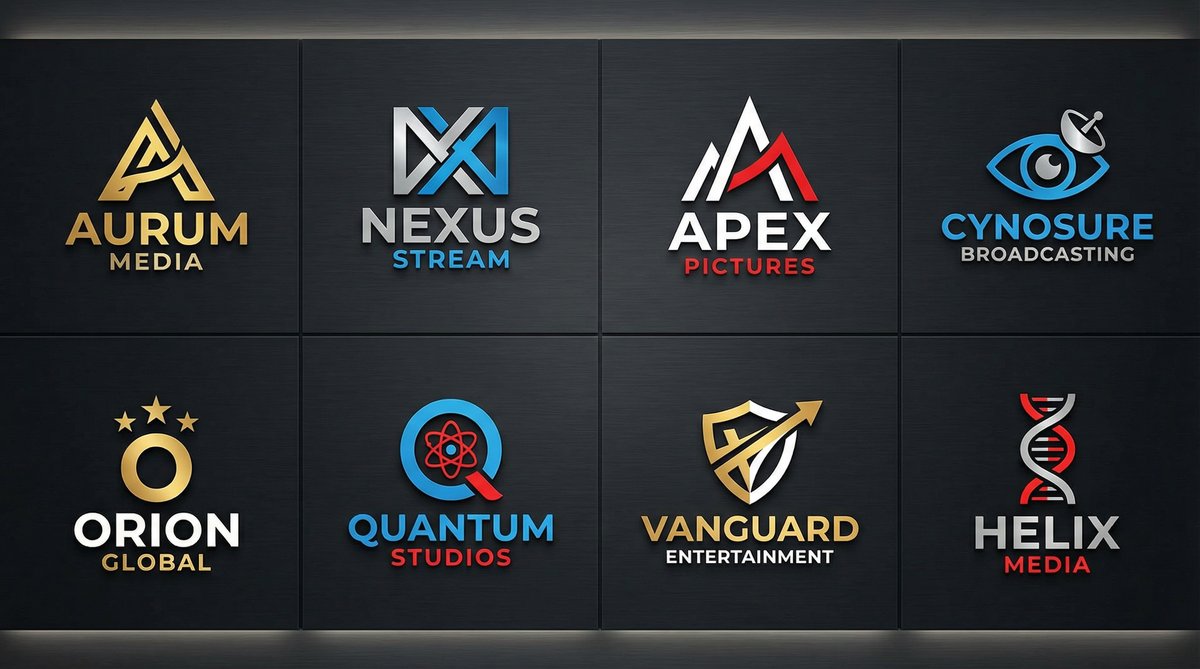 大奶合作影视品牌Logo墙